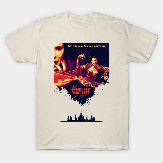 Retro Fright Night New Blood T-Shirt by OrcaDeep